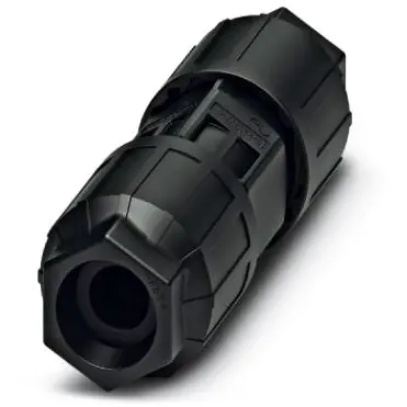 Cable connector, 4 pole, straight, 0.5-1.5 mm², cable Ø 10 to 14 mm, IP66/IP68/IP69K, 1414742 - 1