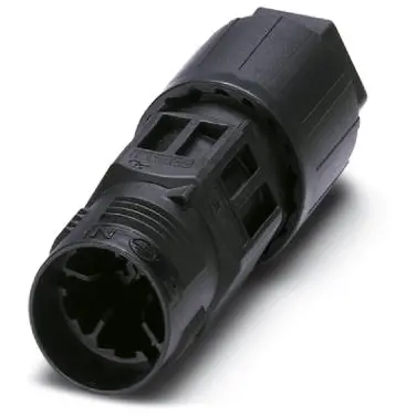 Cable connector, 4 pole, straight, 1.0-2.5 mm², cable Ø 9 to 16 mm, IP66/IP68/IP69K, 1403831 - 1