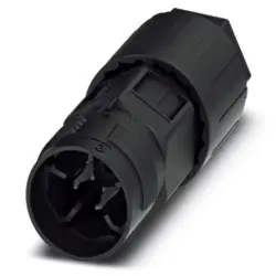 Cable connector, 4 pole, straight, 2.5-6.0 mm², cable Ø 12 to 20 mm, IP66/IP68/IP69K, 1410416