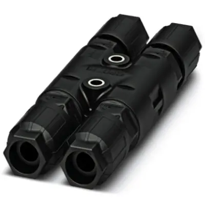 H-distributor, 3 pole, H shape, 0.5-1.5 mm², cable Ø 5 to 9.5 mm, IP66/IP68/IP69K, 1414715 - 1
