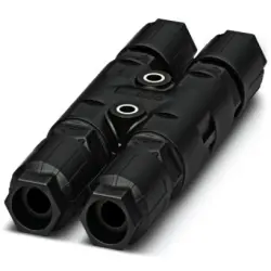 H-distributor, 4 pole, H shape, 0.5-1.5 mm², cable Ø 5 to 10 mm, IP66/IP68/IP69K, 1414755