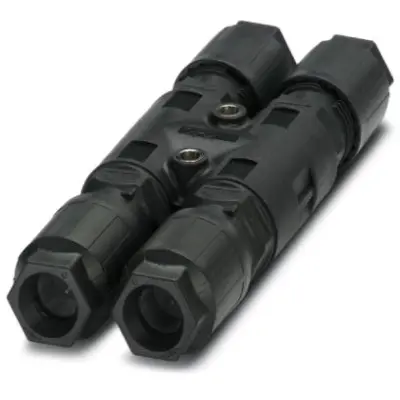 H-distributor, 4 pole, H shape, 1.0-2.5 mm², cable Ø 9 to 16 mm, IP66/IP68/IP69K, 1406369 - 1