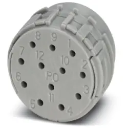 Contact insert for circular connector, 1597464