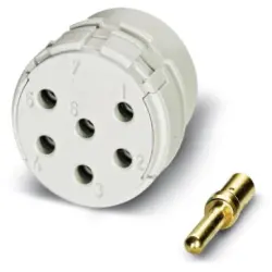 Contact insert for circular connector, 1597635