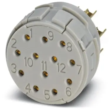 Contact insert for circular connector, 1598466 - 1