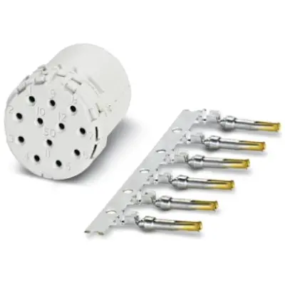 Contact insert for circular connector, 1599348 - 1