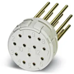 Contact insert for circular connector, 1599367