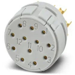 Contact insert for circular connector, 1599614