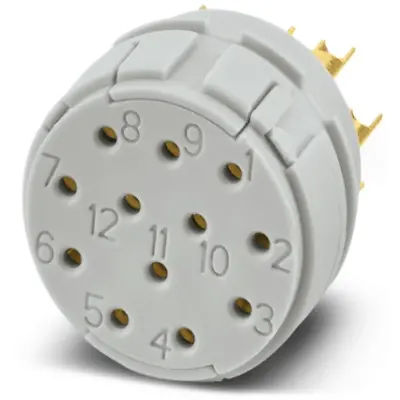 Contact insert for circular connector, 1599614 - 1