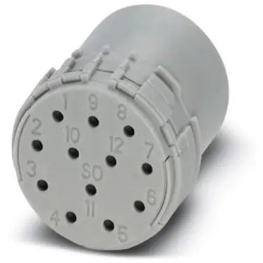 Contact insert for circular connector, 1600076 - 1