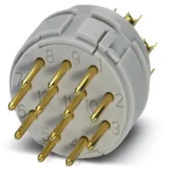 Contact insert for circular connector, 1601193