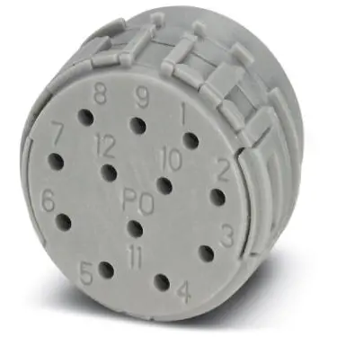 Contact insert for circular connector, 1601451 - 1