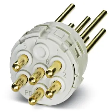 Contact insert for circular connector, 1601647 - 1