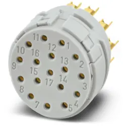 Contact insert for circular connector, 1602383