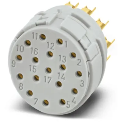 Contact insert for circular connector, 1602383 - 1