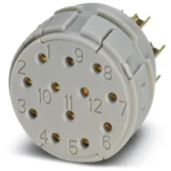 Contact insert for circular connector, 1602749