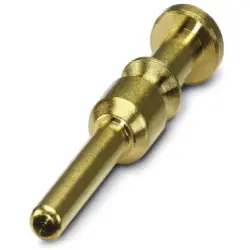 Pin contact, 4.0-6.0 mm², AWG 12-10, crimp connection, nickel-plated/gold-plated, 1623384
