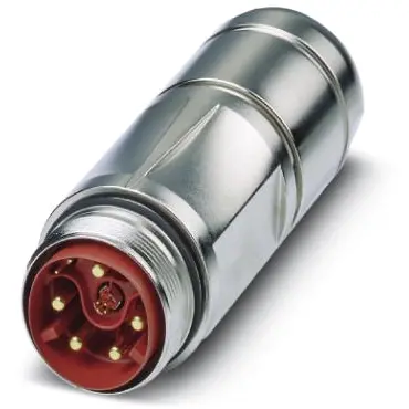 Plug, M40, 13 pole, crimp connection, SPEEDCON locking, straight, 1623711 - 1