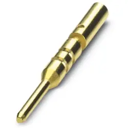 Pin contact, 0.08-0.25 mm², crimp connection, gold-plated, 1621574