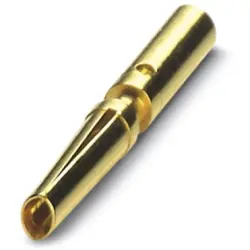 Receptacle, 0.08-0.25 mm², crimp connection, gold-plated, 1621571