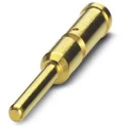 Pin contact, 2.5-4.0 mm², AWG 14-12, crimp connection, gold-plated, 1621581