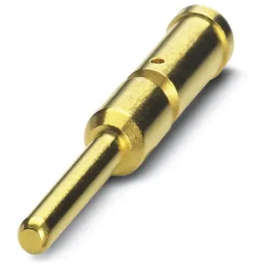 Pin contact, 2.5-4.0 mm², AWG 14-12, crimp connection, gold-plated, 1621581 - 1