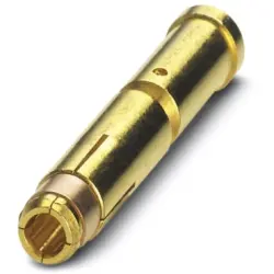 Receptacle, 2.5-4.0 mm², AWG 14-12, crimp connection, gold-plated, 1621578