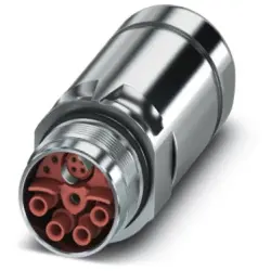 Jack, M23, 13 pole, crimp connection, SPEEDCON locking, straight, 1621539