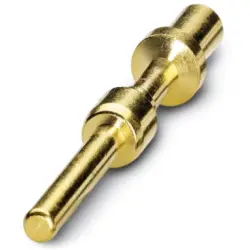 Pin contact, 4.0-6.0 mm², AWG 12-10, crimp connection, nickel-plated/gold-plated, 1605754