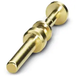 Pin contact, 1.0-2.5 mm², AWG 18-14, crimp connection, nickel-plated/gold-plated, 1607057
