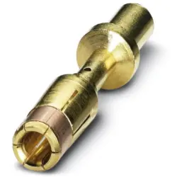 Receptacle, 2.5-4.0 mm², AWG 14-12, crimp connection, nickel-plated/gold-plated, 1605758