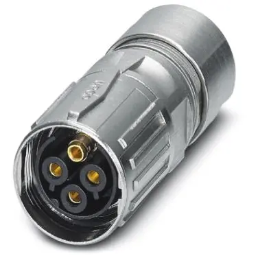 Jack, M17, 6 pole, crimp connection, SPEEDCON locking, straight, 1618620 - 1