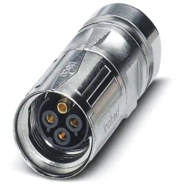 Jack, M17, 7 pole, crimp connection, SPEEDCON locking, straight, 1613580 - 1