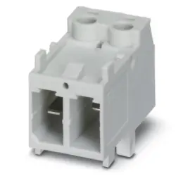 Pin contact insert, 2 pole, equipped, screw connection, with PE contact, 1583542