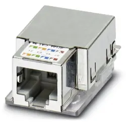Socket, RJ45, 8 pole, 8P8C, Cat 5e, IDC connection, 1652936
