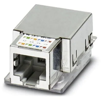 Socket, RJ45, 8 pole, 8P8C, Cat 5e, IDC connection, 1652936 - 1
