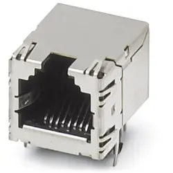 Socket, RJ45, 8 pole, 8P8C, Cat 6, solder connection, through hole, 1653087