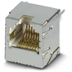 Socket, RJ45, 8 pole, 8P8C, Cat 6, solder connection, through hole, 1653090