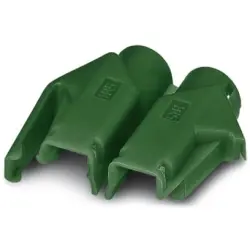 Cable grommet, RJ45, green, for cable diameter up to 7 mm, 1654756