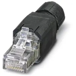 Plug, RJ45, 8 pole, 8P8C, Cat 5e, IDC connection, 1658008