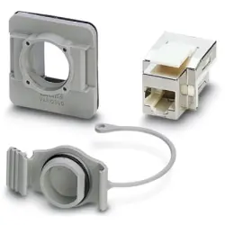 Mounting frame, PA, IP67, 1658833