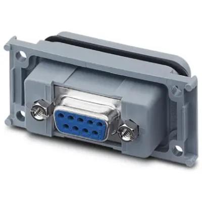 Mounting frame for D-Sub housing size 1 (DE), 9 pole, 1689695 - 1