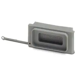 Cover cap for D-Sub housing size 1 (DE), 9 pole, 1887086