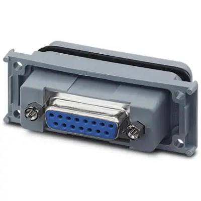 Mounting frame for D-Sub housing size 2 (DA), 15 pole, 1689718 - 1
