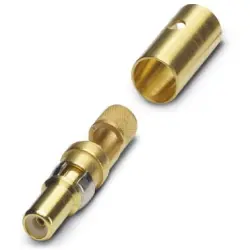 Pin contact, 0.8 mm², AWG 18, solder connection, gold-plated, 1655577