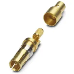 Receptacle, 0.2 mm², AWG 24, solder connection, gold-plated, 1655616
