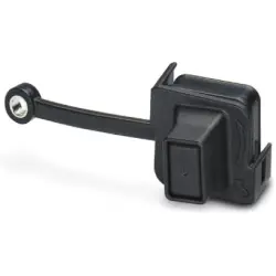 Protective cap, black, for panel mounting frame, 1405293