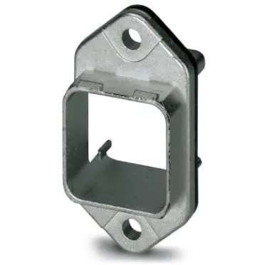Mounting frame, zinc die casting, push pull, IP65/IP67, 1608029 - 1