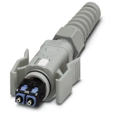 FO plug, SC-RJ, POF, copper alloy, gray, 1657009 - 1