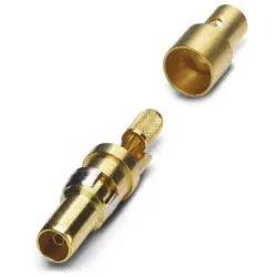 Pin contact, 0.2 mm², AWG 24, solder connection, gold-plated, 1655629